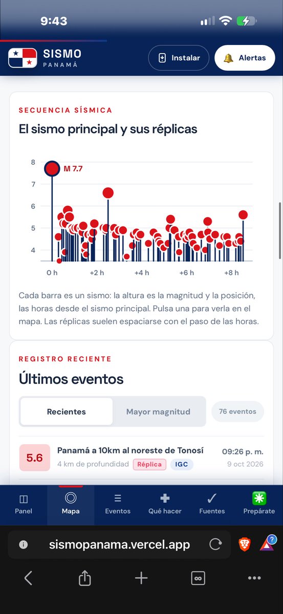 Humbertooo28's tweet photo. Luego de todo lo que ha pasado hoy, me puse manos a la obra y creé un sistema que avisa primero que IGC en whatsapp y te manda alertas y tienen un timeline del sismos y sus réplicas.

Los invito a probarlo y que me den su feedback 

https://t.co/hO6LwNaGeZ https://t.co/pM81ZjFlIc