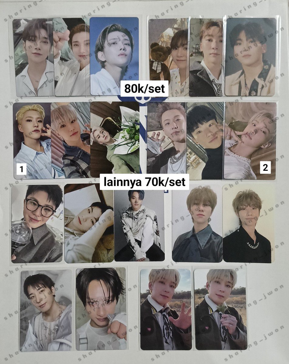 sharing_jwon2's tweet photo. #wts aab svt ready kamar

Not for sensitive buyer!
Take satuan harga normal, diskon untuk take >2 set^^

✅ Bekasi, Ina
✅ Keep event/full co
✅ Payment ewallet, qris

photocard scoups jeonghan joshua jun hoshi wonwoo woozi the8 mingyu dokyeom seungkwan vernon dino pc https://t.co/o9mqdmKV9s