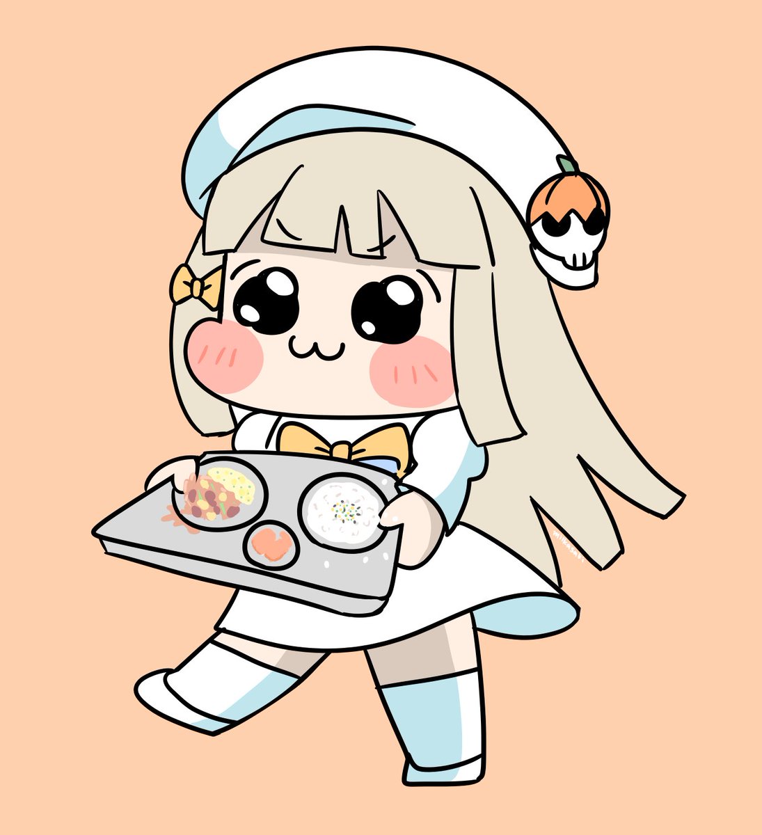 millmochi's tweet photo. お昼だからｽﾋﾟｷが給食を届けに来たよ！  #ｽﾋﾟｷ https://t.co/onjVym5BuY