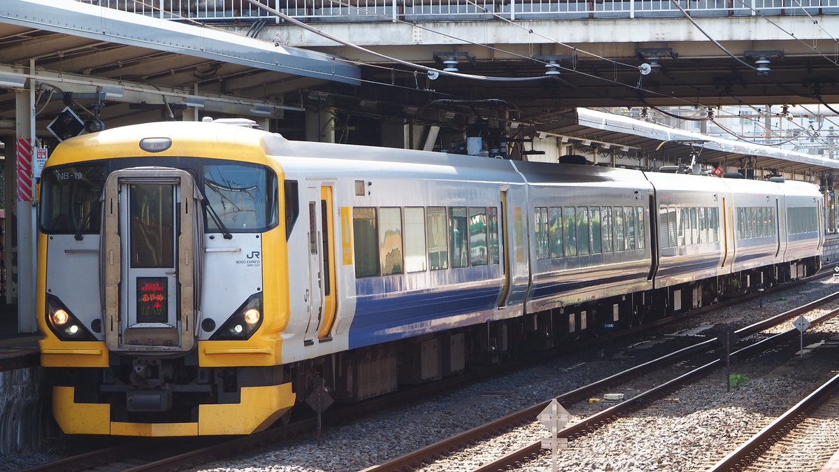 Misotetsu_3020's tweet photo. 2026.10.10
9405M E257系500番台マリNB-19編成"特急あやめ85号(佐原の大祭秋祭り)
@成田

佐原の秋祭り開催に合わせて、新宿から佐原までの直通臨時特急が運転

駅・車両共に「あやめ」を記録できました https://t.co/SQAAuVuPoI