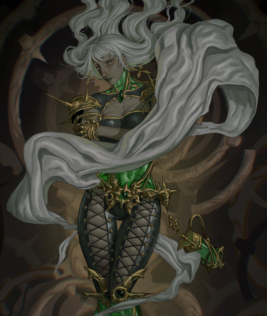 KheT78898's tweet photo. Character design sort of 
More like collecting random references and hoping for the best 
Rendering was very fun on this one 8/10 experience i recommend rendering 🙂‍↕️👍

Nameless Charater/full illustration up for sale on kofi https://t.co/8micWNWSrh