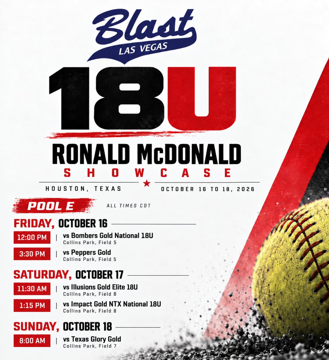 LasVegasBlast's tweet photo. Fly Out Thursday, Ball Out Friday... and beyond!

Our first action at a showcase/tournament of the Fall..

There will be plenty of talent there and we are bringing our share. So coaches and recruiters be sure to stop by!

@BUMoore @BethTorina @CoachValis @Rw15Woodard https://t.co/B9e4dQC2pZ