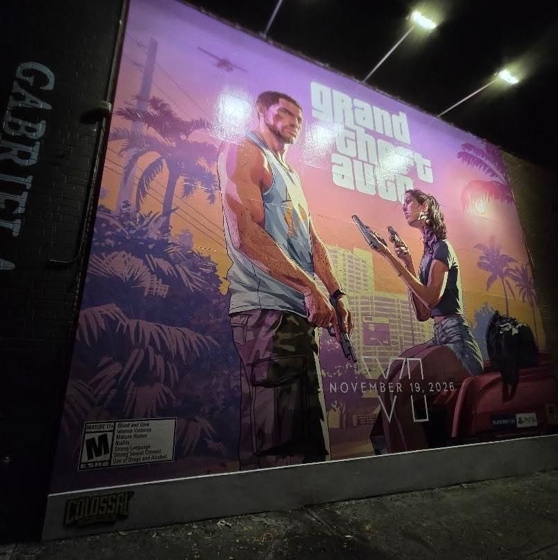 Kulturlesite_'s tweet photo. 🚨 INCROYABLE 

La fresque géante de « GTA VI » vient d’être achevée à BROOKLYN !! 🎨

La hype est IMMENSE. https://t.co/dGY8P7OwNc