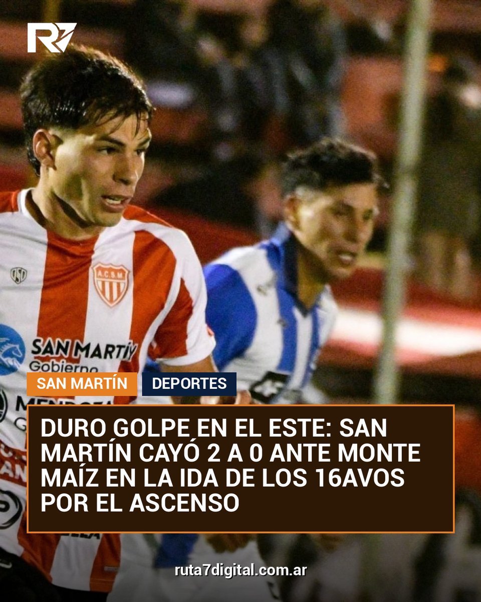 Ruta7Digital's tweet photo. Con gol de Ulises Ragona sobre el cierre del primer tiempo, el Chacarero perdió como local el 1er capítulo de la serie por el 2do ascenso y ahora deberá dar vuelta la historia de visitante, el domingo 18, en Córdoba.

#ACSanMartín #FederalA #Chacarero
https://t.co/uckxN4bGCo https://t.co/J9ATsZh4UU