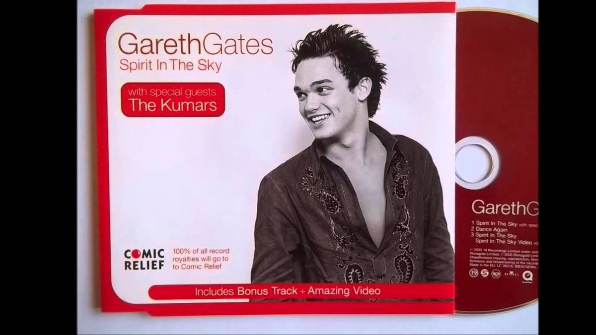 jazzyvrri's tweet photo. #GarethGates - #SpiritInTheSky Ft. #TheKumars [2003] #ComicRelief 🤔😊😘👍🏼🙂‍↔️😃 #Throwback!! 🎶 🎵 @Gareth_Gates https://t.co/kQLEcK9nvd