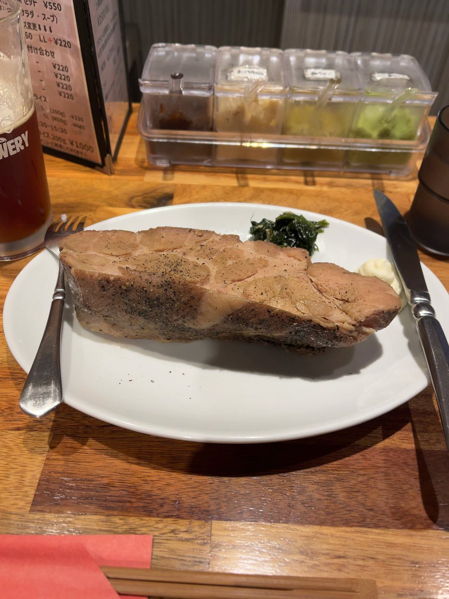 soijoy_coc's tweet photo. 300gのポークステーキきつい
大食いは無理なことが判明 https://t.co/WwqZDGnYxH