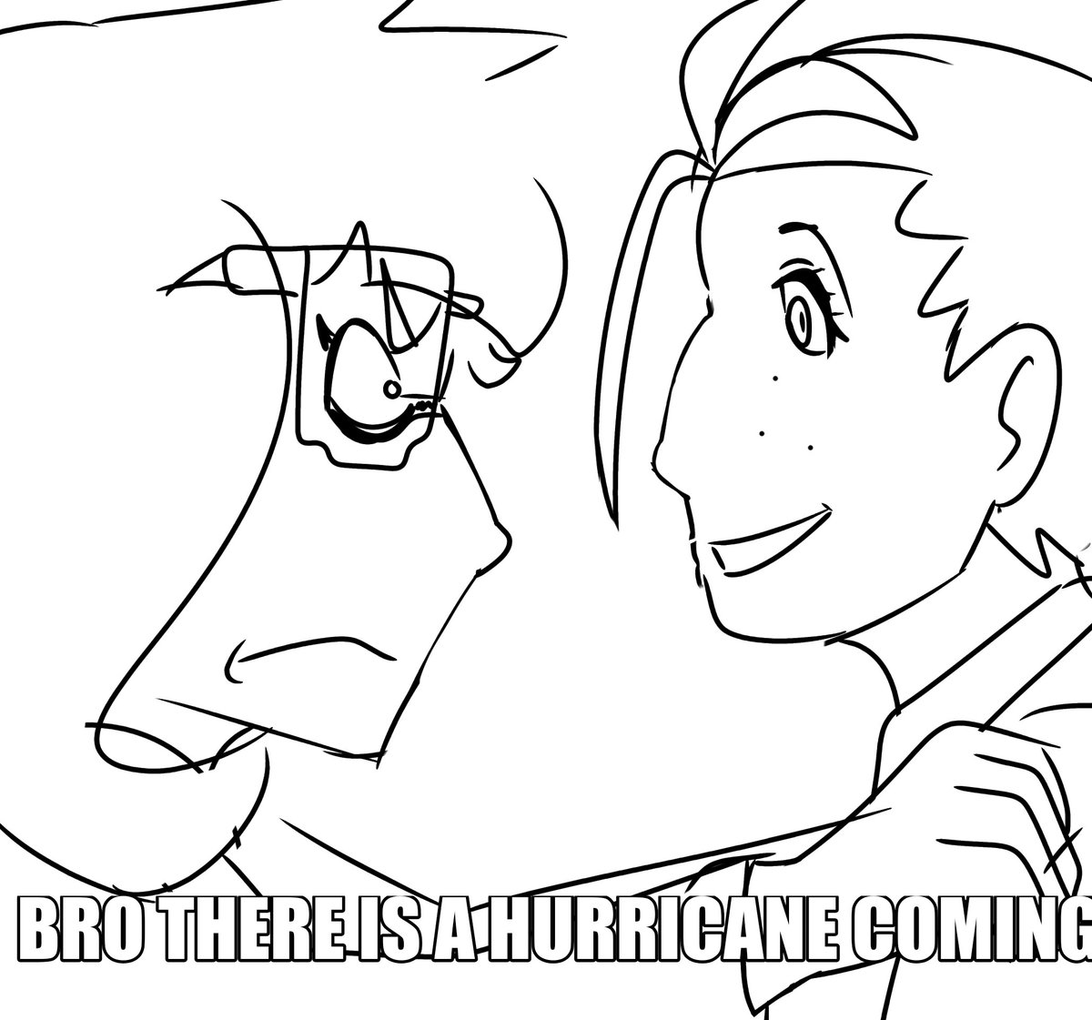 fragilityofman's tweet photo. // shit drawing that I spent 5 minutes on cause im Scared and wanted to draw and post SOME art even if it is ass https://t.co/EqEwCsSUdU