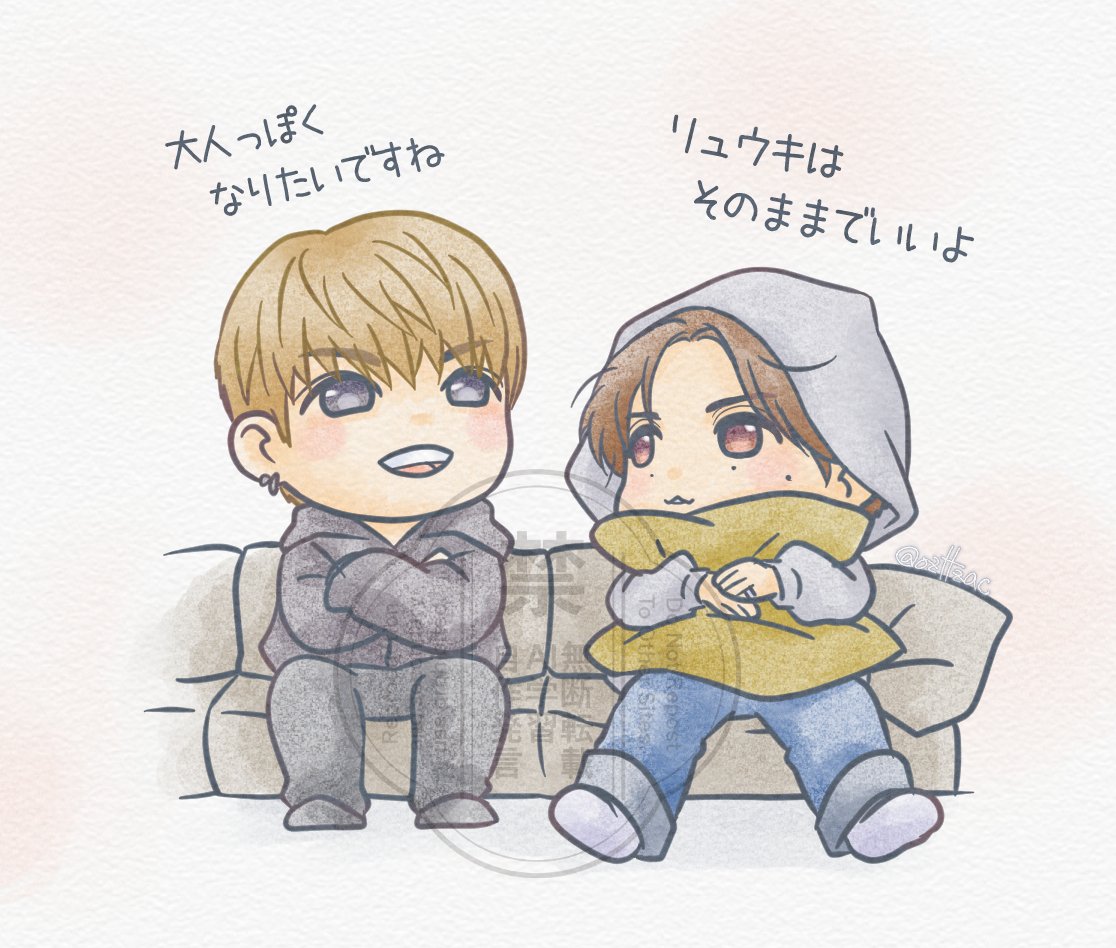 ozttzac's tweet photo. 一人で誕生日配信やったろうとした男気リュウキとボサボサを隠さないで素のまま駆けつけたイケメン ラン兄

嗚呼…九州Bro.ふぉーえばー

#MAZZELファンアート
#MAZZEL https://t.co/PMed5cptBL