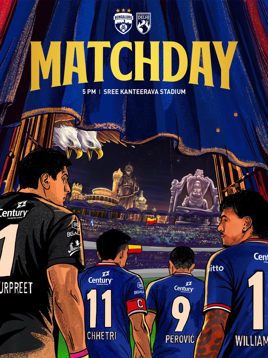 bengalurufc's tweet photo. 𝐖𝐄’𝐑𝐄 𝐁𝐀𝐂𝐊, ಬೆಂಗಳೂರು!💙🔥

The wait is over. The Blues kick off their #MGISL13 campaign against SC Delhi at the Fortress today. 🏟️

A new season begins. Let’s make it count! 💪

#WeAreBFC #BFCSCD #MGISL13 https://t.co/JpNQcGSoo9