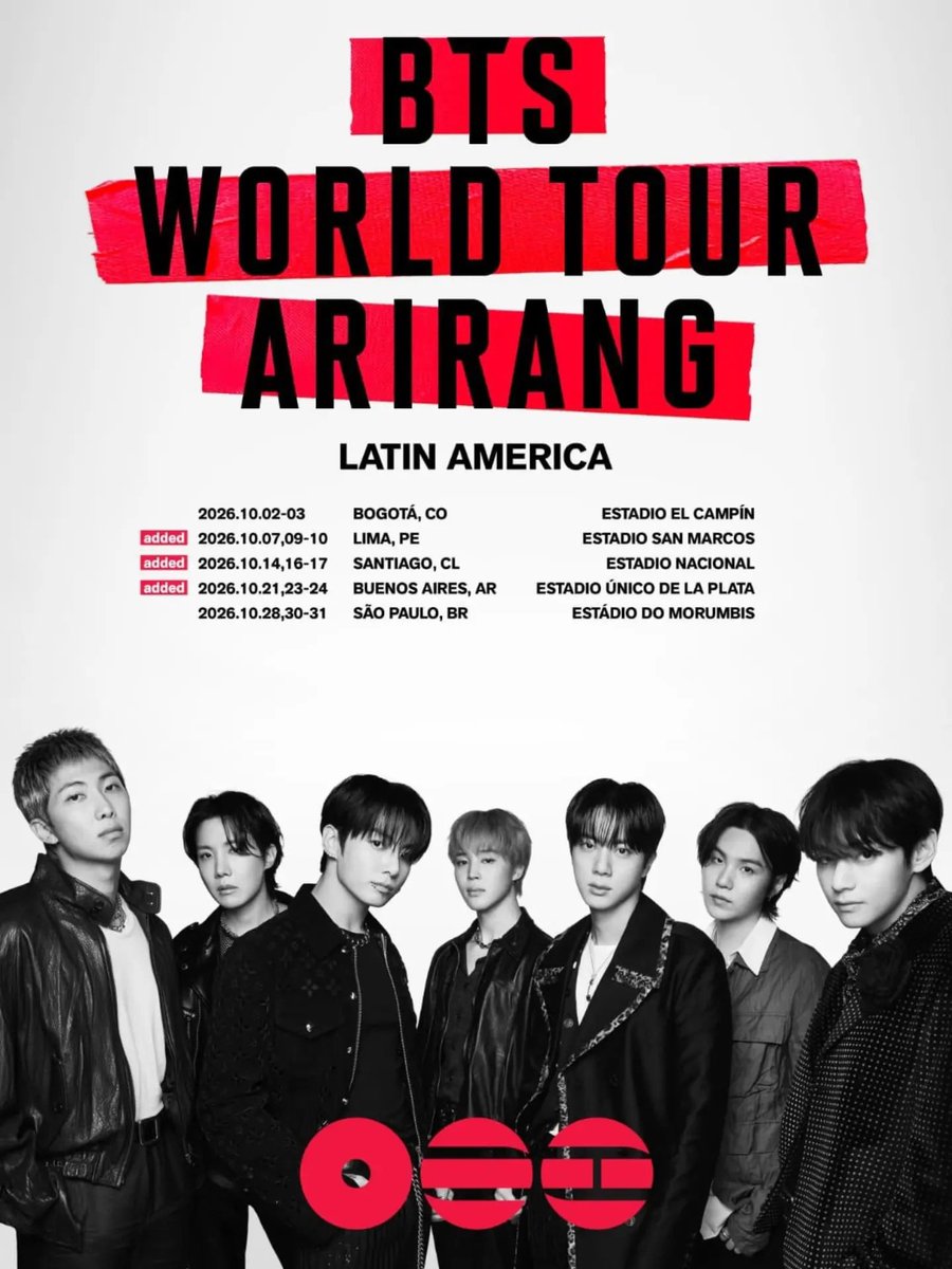 RiseOnBangtanAr's tweet photo. 📰 >> Canciones sorpresa de la segunda fecha en Lima 🇵🇪!

Paldogangsan
WAB : the Eternal 

#BTS #방탄소년단 @BTS_twt @bts_bighit https://t.co/HbCVPfvyls