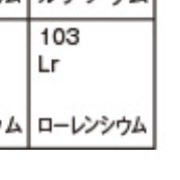 Nullyiex's tweet photo. 原子番号103番の元素記号が「OHHO」じゃないの謎 https://t.co/cDBhNhI91f