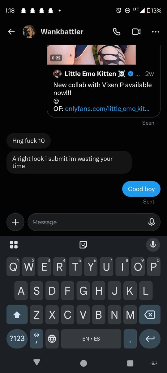 Jasleneneedbill's tweet photo. 130-11 #wankbattle battling for reddit or x accounts. Reddit accounts get priority. Ill do anything for punishment if I lose https://t.co/FFiw7OBuBH