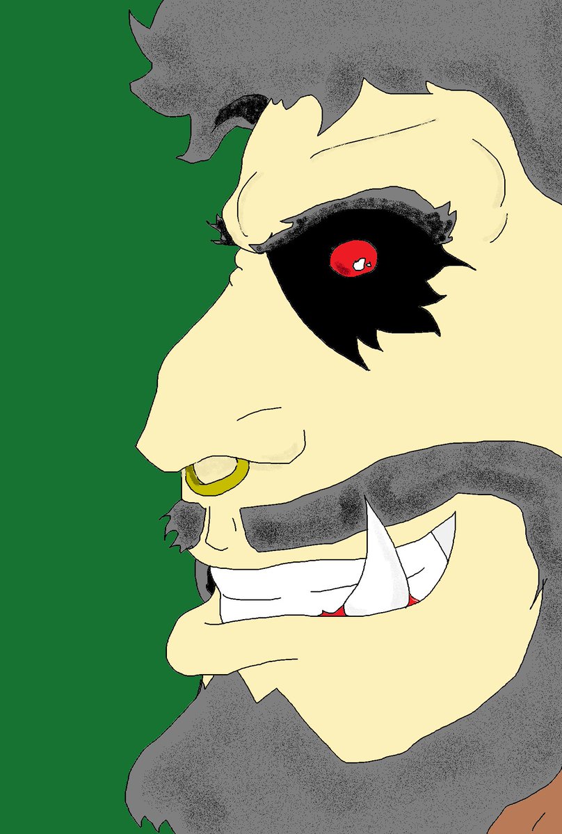 anthonyartist's tweet photo. @inktober Days 5-7 (had 2 ideas for day 7 but didn't finish it). Drawn w/the #paint app. Prompts are: #ogre #smack #panic . I'll catch up for days 8-10 tomorrow after filming. #inktober #inktober2026 #inktoberart #artist #artwork #ArtistOnTwitter #artistsontwitter #ArtistOnX https://t.co/XrfcJ7tCrY