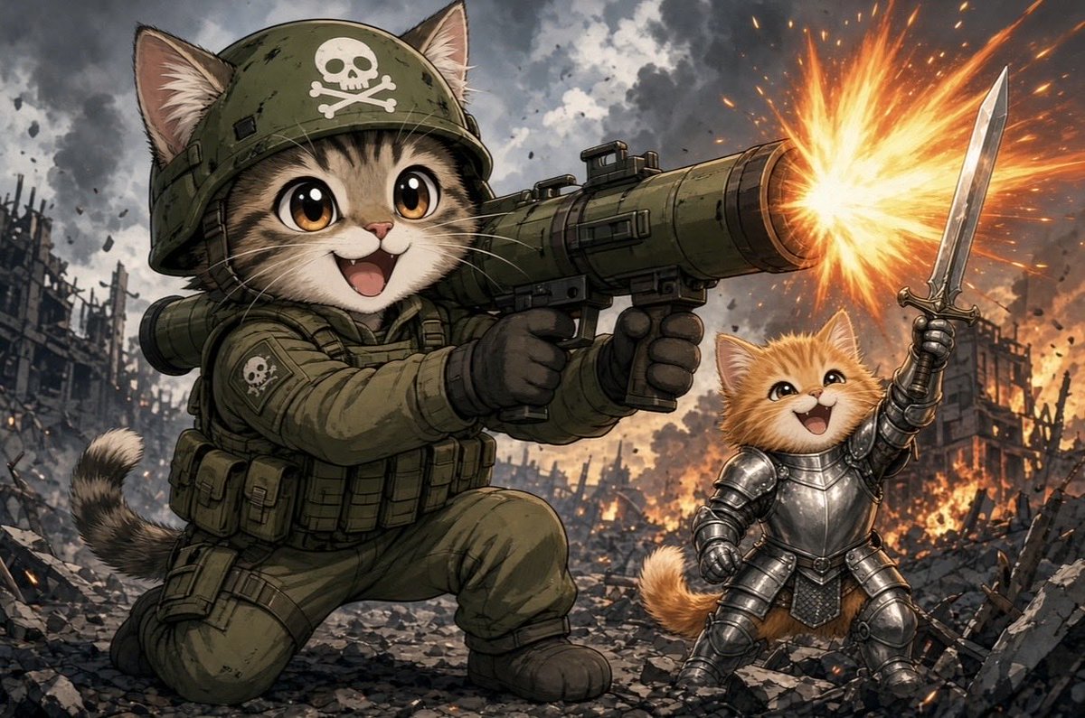 Zachkag's tweet photo. on a quest to conquer the world

brb

@CatWifRocket 💥 

@catwifswordsoll ⚔️ https://t.co/EC6iQjF40N