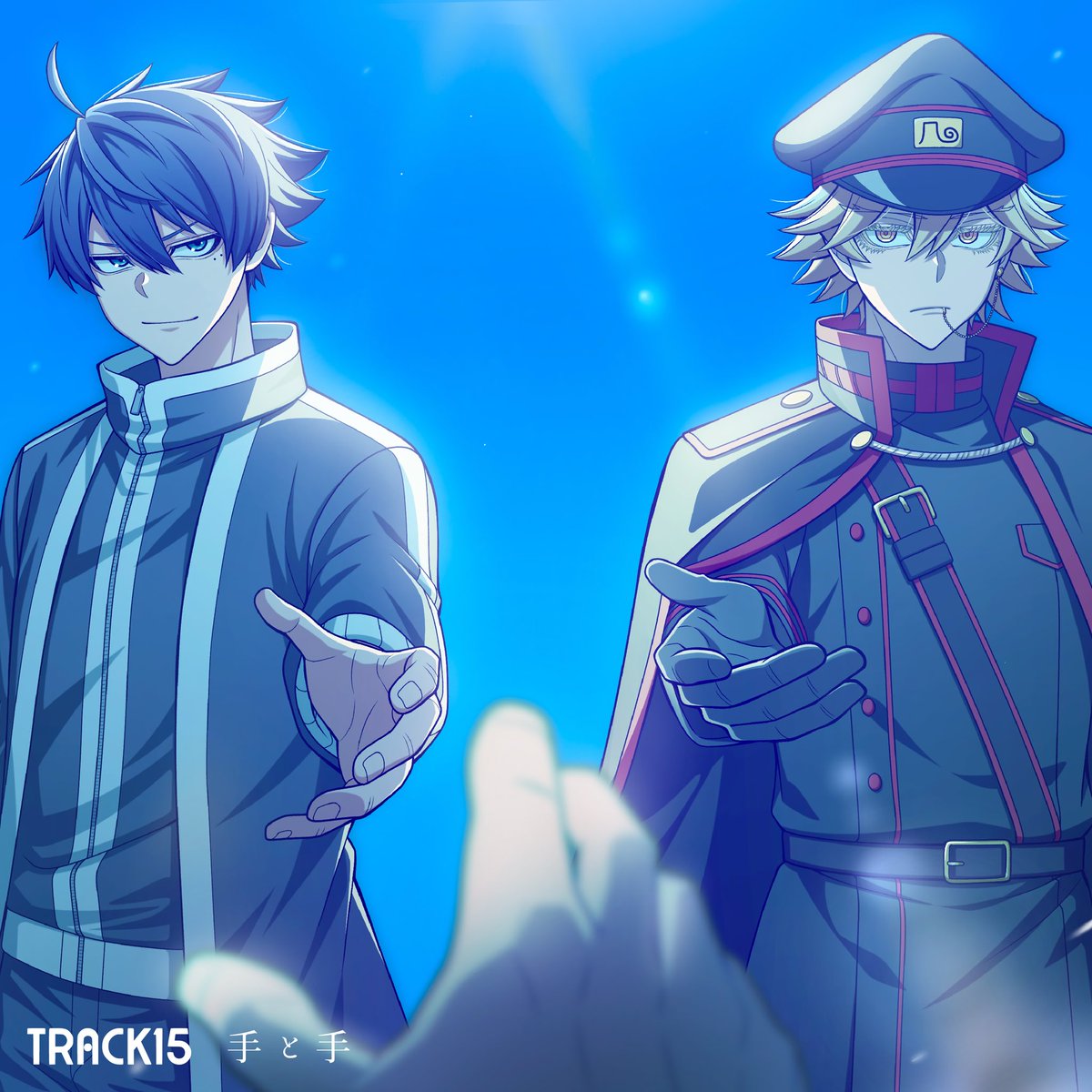 track15_jpn's tweet photo. 10.14 0:00 Release決定!!

TRACK15 新曲

TVアニメ『桃源暗鬼』 
〜日光・華厳の滝編〜 エンディング主題歌
@tougenanki_anm @tougenanki 

「手と手」

🎧 https://t.co/ibmuef2CwV

┈┈┈┈

TVアニメ『桃源暗鬼』描き下ろしジャケット公開!!

さらに、「手と手」を使用した
ノンクレジットエンディング映像も公開されました👹🍑

🎬 ノンクレジットエンディング映像
https://t.co/zmXB8l56qp

ぜひ楽曲と映像をあわせてお楽しみください！

#TRACK15 #桃源暗鬼