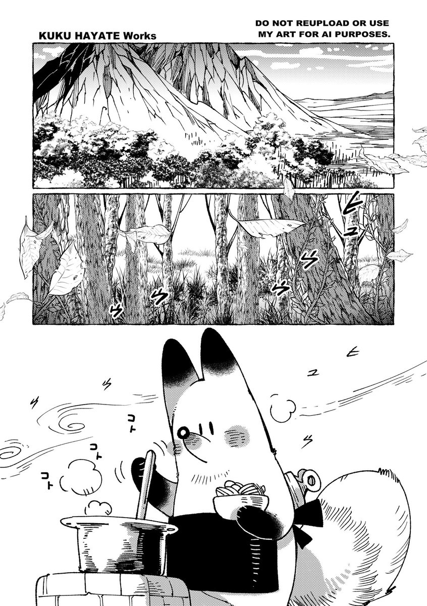 KukuHayate's tweet photo. ✨🦊🍲🐺✨「Soup」-29皿目-

「あたたかい膝に」
“On a warm knee” https://t.co/GWJ5Vkucwe