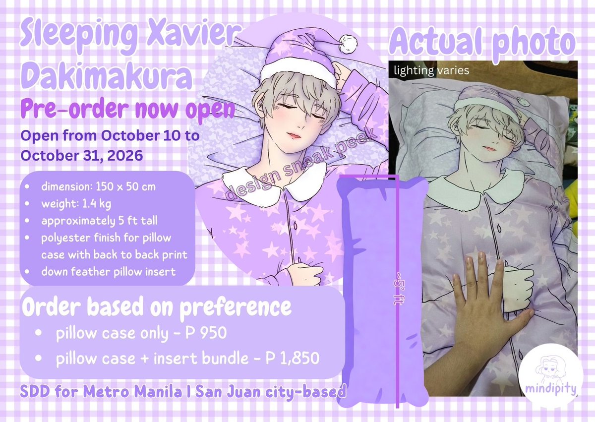 thisismindipity's tweet photo. PRE-ORDER IS NOW OPEN ✨️

Our interest check received such warm response from everyone and here it is!

💜 Pre-order link: https://t.co/7lCwpnarAt

More details can be found in the form like how to order, estimated timeline and full design release.

-- https://t.co/KB8fZkUoRa