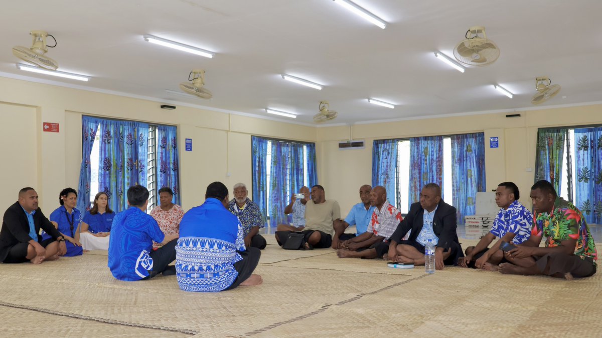 iori_IOM's tweet photo. After #PreCOP31, I visited 🇫🇯Maumi Village where an evacuation center supported by @IOMSouthPacific &amp; #KOICA helps strengthen preparedness and  resilience.
#Pacific communities continue to show how local solutions can address global climate challenges.
#COP31
#ClimateMobility https://t.co/qCpYvxMqwY