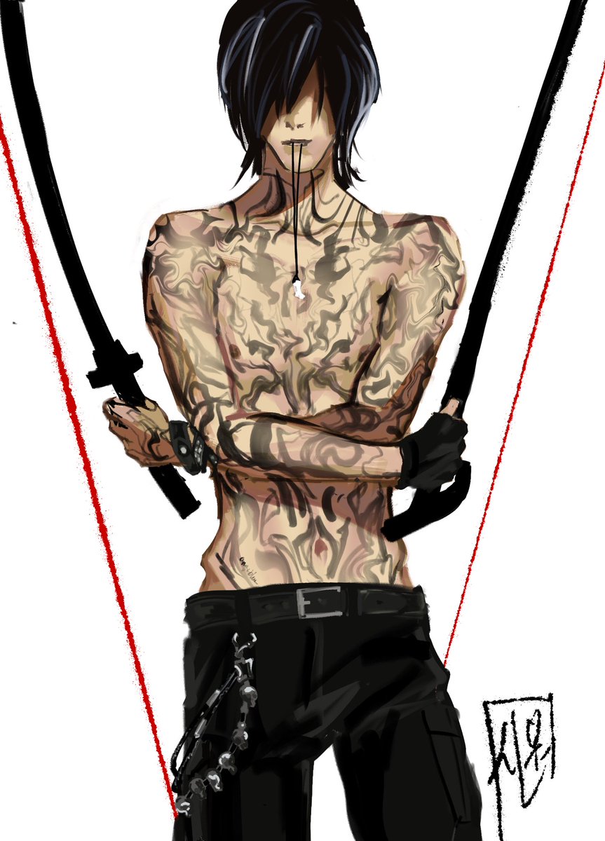 angebluee's tweet photo. V in the legato chapter pose #dmc #trigun https://t.co/FW7y3hdF8j