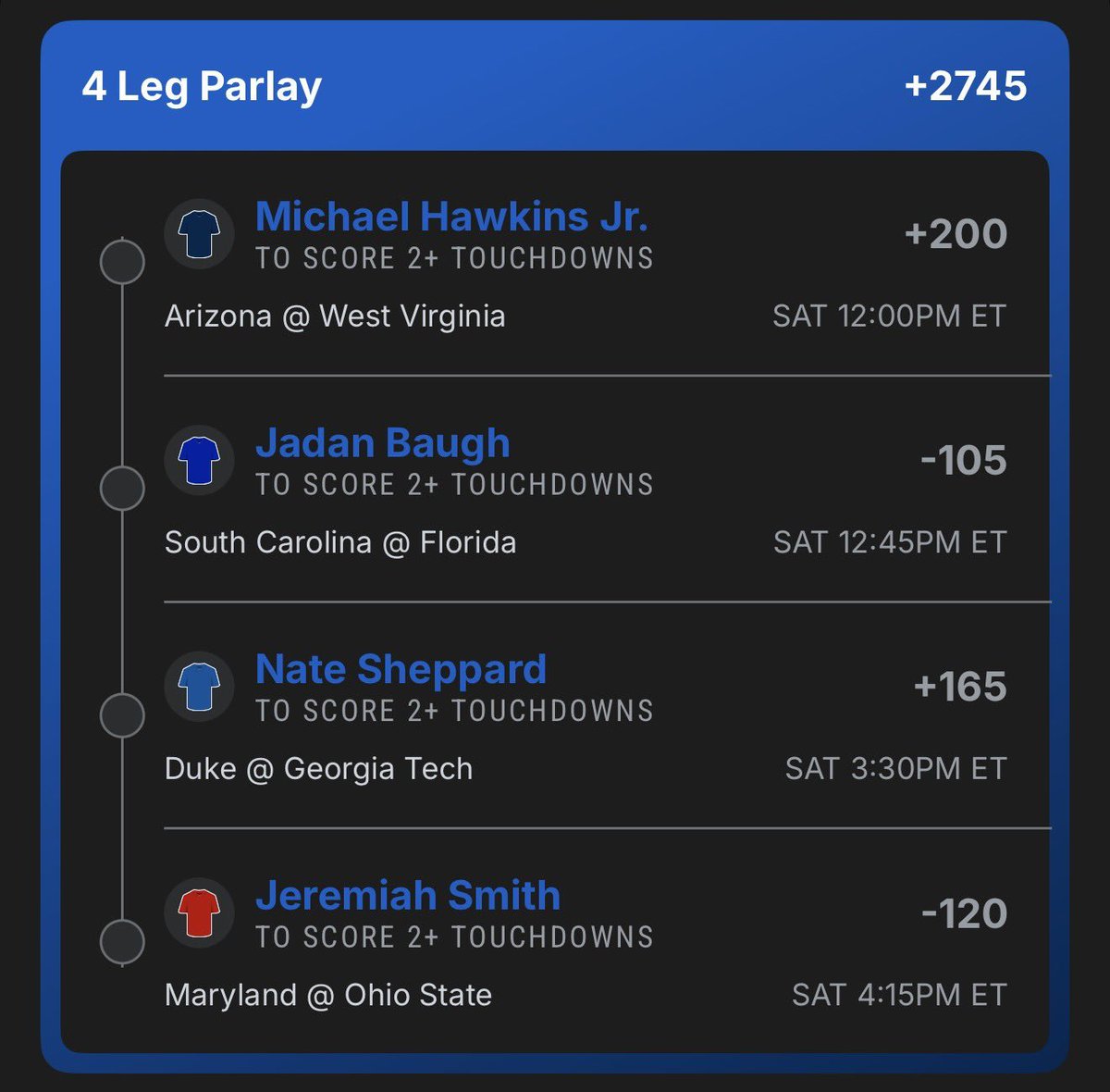 ELDERMACskuz's tweet photo. players to get 2+ TDs tomorrow
Yo, are you ready to win with us? Get on the link on my BIO 🔗 to get sports betting info on today’s games.

#GameTimePizzaTime 
#nfl https://t.co/TyicWt6CHi