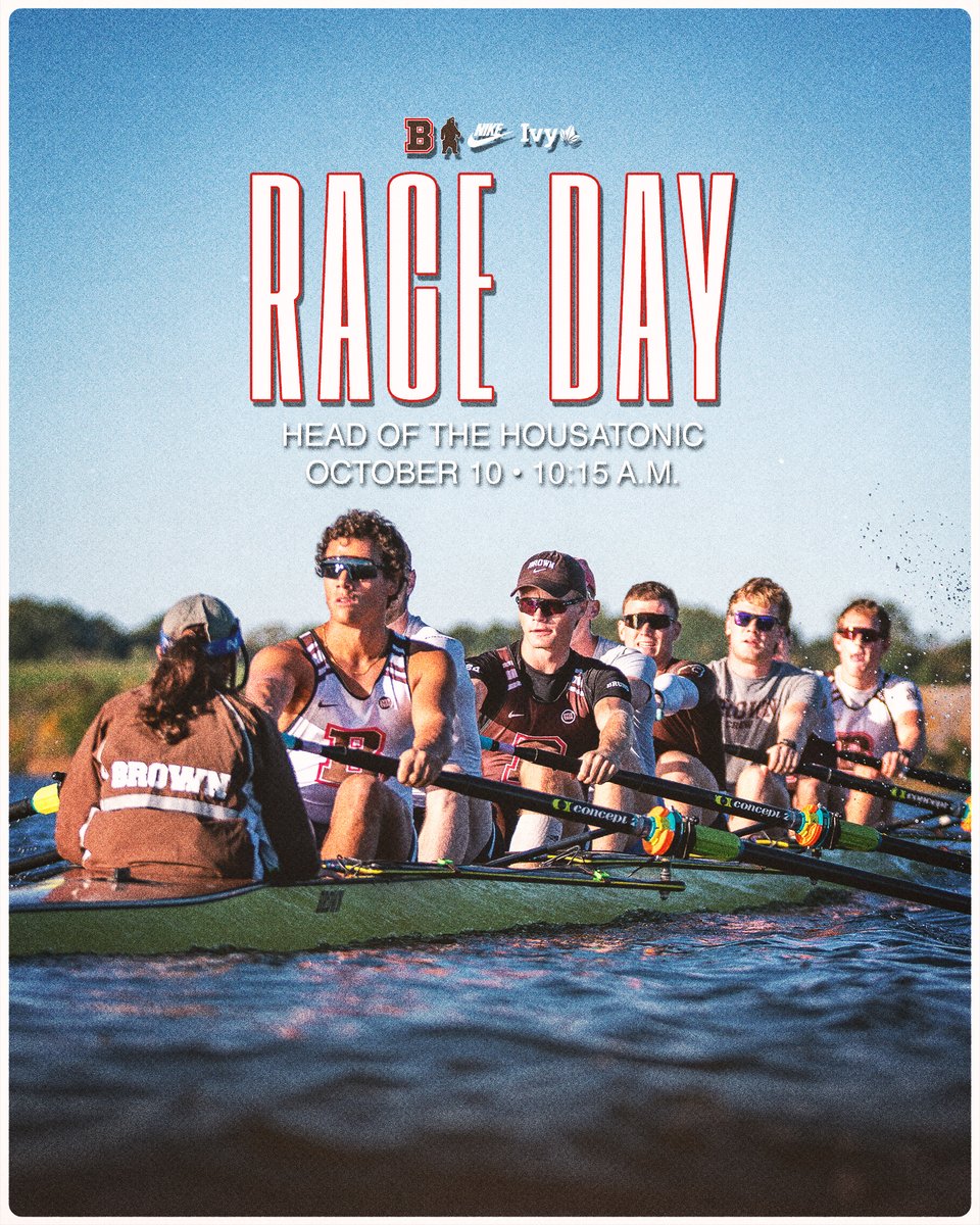 BrownU_MCrew's tweet photo. π Getting our fall racing season started!
π Head of the Housatonic
π Shelton, CT
ποΈ Housatonic River
β° 10:15 AM
π https://t.co/gvTaxeFxOh
βΉοΈ https://t.co/pvDx7mO2iZ
#EverTrue #GoBruno https://t.co/wXm5V2moNS