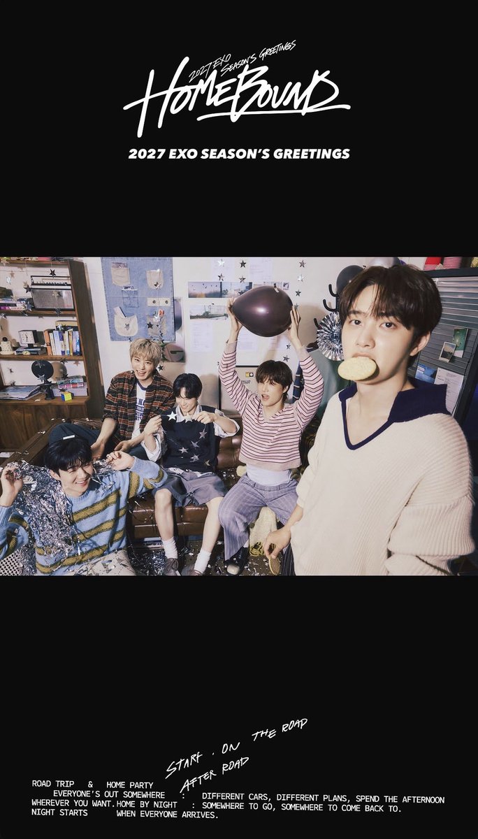 someonelovesu_o's tweet photo. 작년 연말 아임홈을 시작으로 올한해 동안 진짜 우리가좍 됐는데 내년을 시작하는 시그 컨셉이 홈파티고 제목은 홈바운드라니.........
이제진짜 가족을 넘어 집으로 느껴짐 내집이라는 건 매일 가지 않아도 매일 영원하자고 약속하지 않아도 그냥 거기에 항상 존재하는 거니까 https://t.co/7hTRDcr9p7