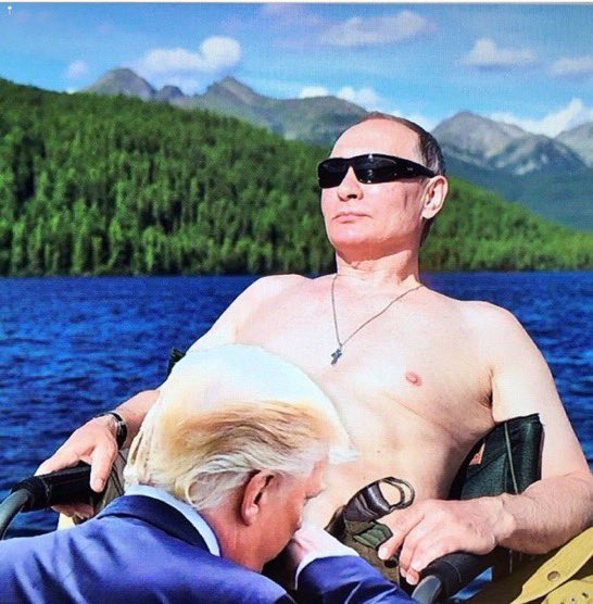 Quadcarl's tweet photo. How does Putin get Trump to do this so often? https://t.co/JKcEeJ8gQb