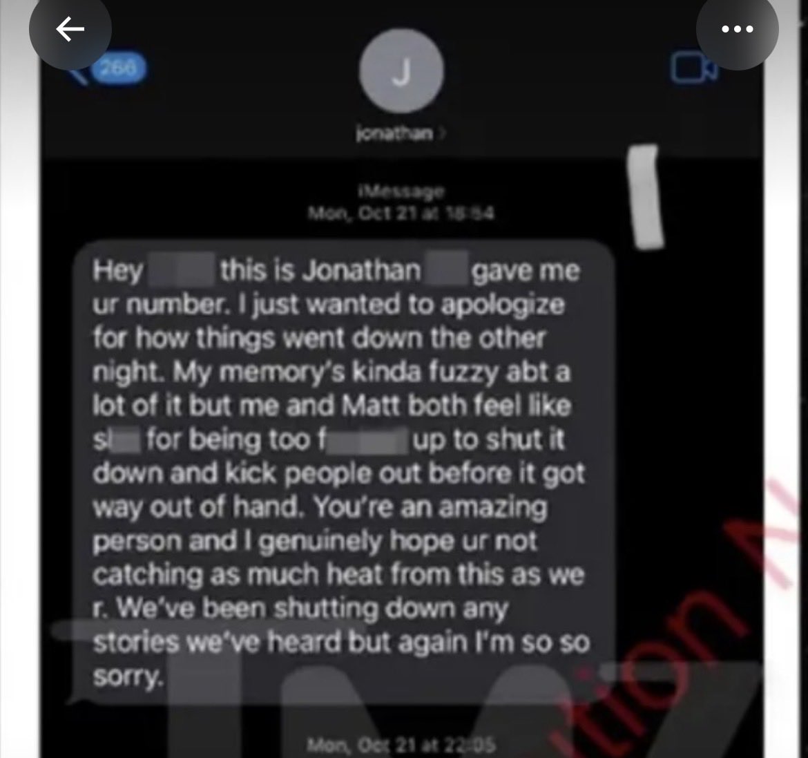 Dearing71's tweet photo. @harlowwglenn Newell’s apology text to her: https://t.co/2Z3NxLyY1h