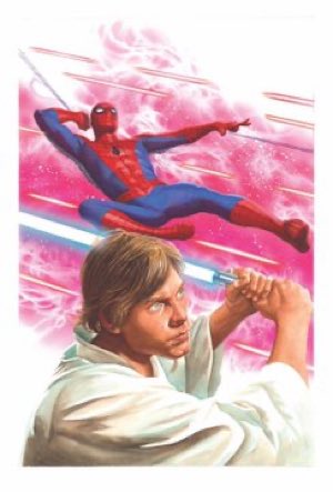 thealexrossart's tweet photo. Spider-Man Star Wars https://t.co/HboUAYGR0b