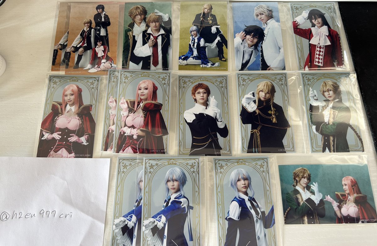 h2eu977cri's tweet photo. 交換　譲渡
ミュージカルPandoraHearts パンミュ
ランダムフォトカード

【譲】画像参照

【求】ブレイク全種or定価

都内お手渡しまたは郵送
譲渡で郵送の場合は定価➕送料でのお取引となりますご了承ください。
お心あたりのある方はお声がけお願いいたします。 https://t.co/Fft3eKVbcJ