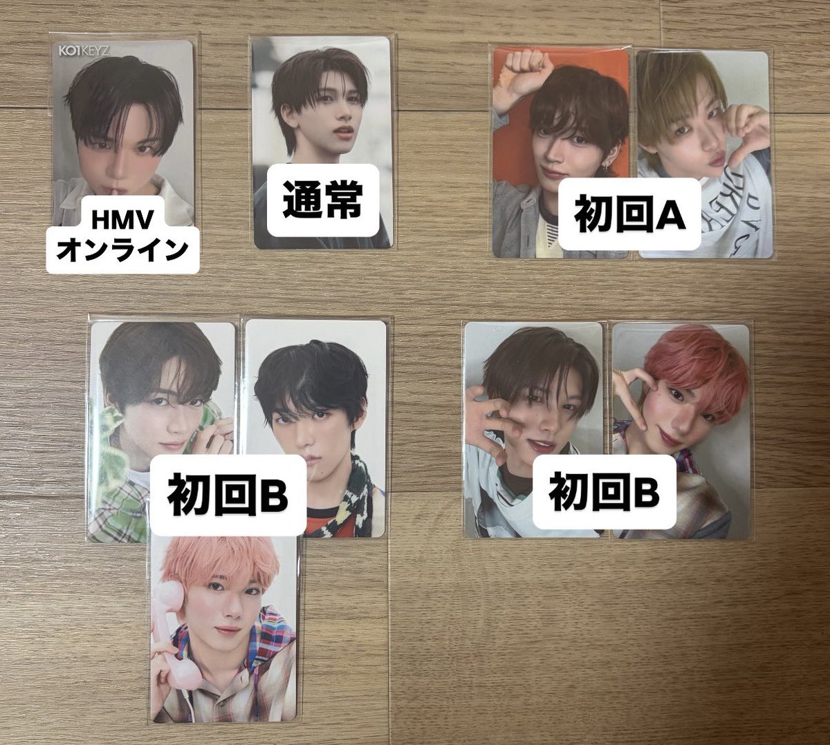 l4oxh7's tweet photo. KO1KEYZ 封入トレカ セルカ 交換

【譲】  通常 後藤
         初回A 加藤、濱田  
         初回B 加藤、矢田、シンヘン、後藤      
          HMVオンライン 柳谷
  
【求】同異種 飯塚

郵送希望です📮
お気軽にお声がけください🙇🏻‍♀️

 #KO1KEYZ交換 https://t.co/Hh86vSiBUj