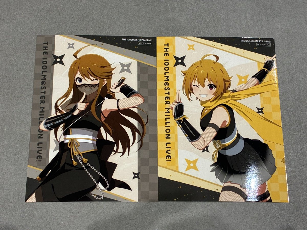 mahito_n's tweet photo. 【交換希望】
ミリオンライブ×有楽町マルイ 京まふ
購入特典ブロマイド

譲：恵美、翼
求：奈緒

現在、有楽町マルイにいます。後日都内手渡し、郵送もOKです。 https://t.co/vP74B08abH
