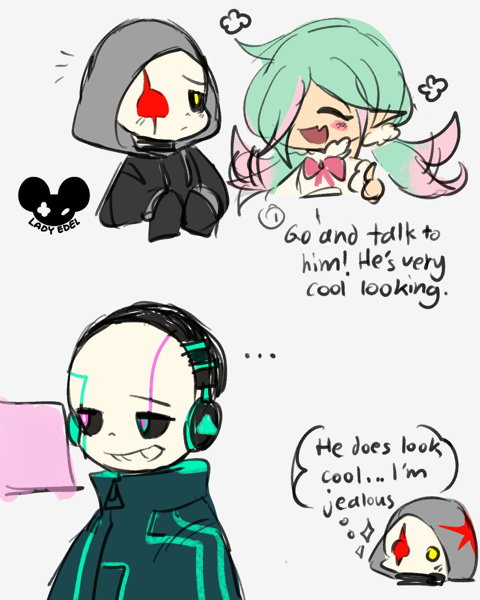 ladyedel_'s tweet photo. To make friends, it can be tricky especially with someone like Techno lol

Good luck on round 2!
Techno by @giang_tea190807 

#TECHNOSWEEP #OCsanspoll2026 https://t.co/ByHWeKr4GO