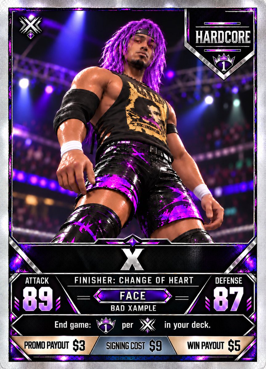 FSWYouTube's tweet photo. Making all of my caw favorites cards.. we might get dream matches his way. My goal is about 100 caws. https://t.co/qtpOynw8lL