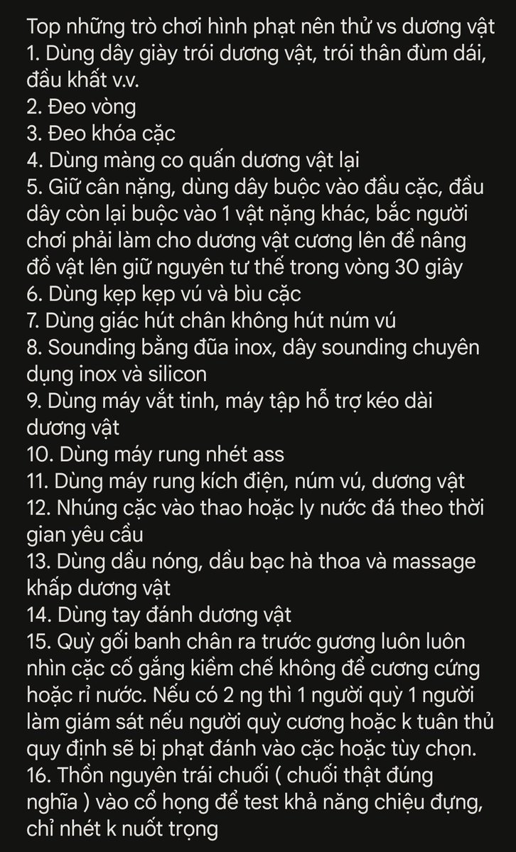 ngnhthoangphuc's tweet photo. Top những trò chơi hình phạt nên thử vs dương vật https://t.co/j8coWzCPYU