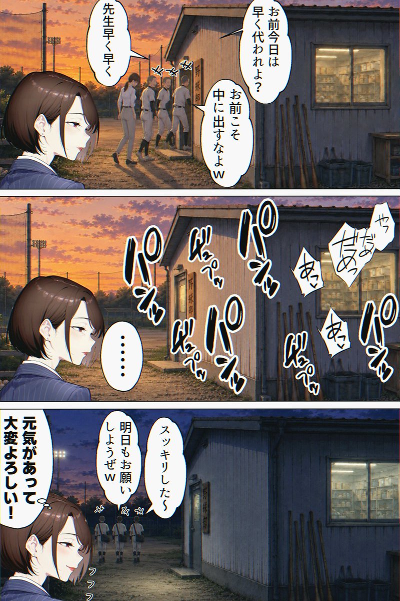 anchenfox's tweet photo. 野球部がいつも元気なわけ

(1/7) https://t.co/vhUfL37k0e