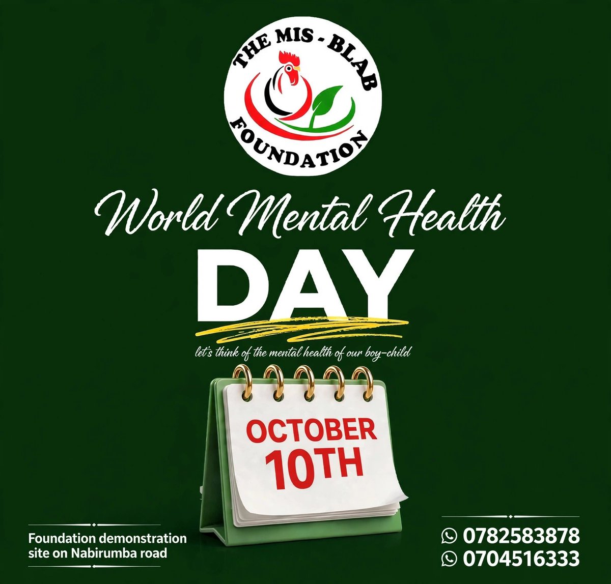 MISBLABFOU's tweet photo. Today it's a World Mental Health Day,let's use it to check on our friends especially brothers and share a word of love to them ❤️. #worldmentalhealth @UNGeneva @UNHumanRights https://t.co/j1y3joyBzu