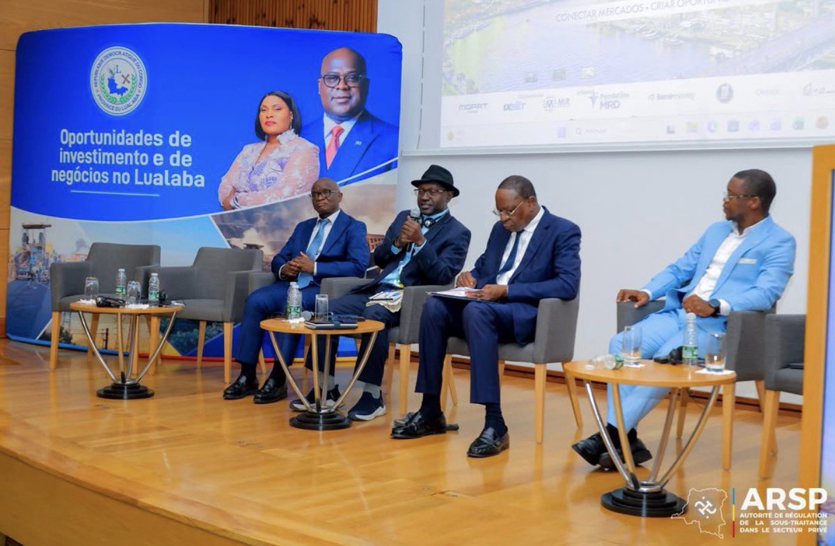 STraitance's tweet photo. 🇨🇩RDC : le Directeur Général de l'ARSP participe au 4ᵉ Forum Afrique-Portugal-Émirats arabes unis

Du 8 au 9 octobre 2026, à Porto, au Portugal, le Directeur Général de l'Autorité de Régulation de la Sous-Traitance dans le Secteur Privé, Beleshayi Kasanda Juan Ted (@juantedbelkas), a pris part au 4ᵉ Forum Afrique-Portugal-Émirats arabes unis, aux côtés des ministres Julien Paluku Kahongya et Justin Kalumba Mwana-Ngongo.

Cette rencontre a réuni des délégations africaines et des représentants du patronat portugais autour du renforcement des partenariats économiques et de la promotion des investissements.

À travers cette participation, l’ARSP entend contribuer à la valorisation du contenu local, à l’ouverture de nouveaux débouchés commerciaux et au positionnement des entreprises congolaises dans les chaînes de valeur internationales.

L’objectif est clair : transformer les partenariats économiques en opportunités concrètes pour les entrepreneurs congolais et renforcer la compétitivité du tissu entrepreneurial national.

#ARSP #RDC #ContenuLocal