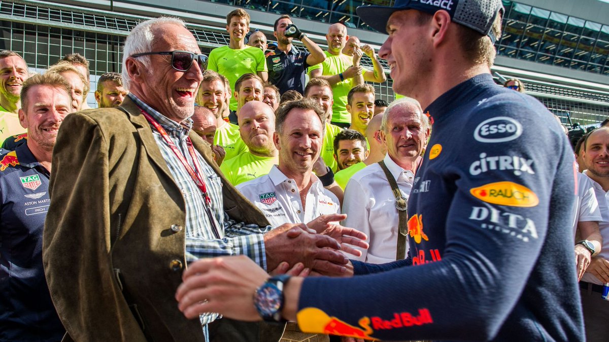 verstappenews's tweet photo. Max Verstappen on Dietrich Mateschitz: “I had and still have absolutely a great deal of respect for Dietrich. I think back to him, and the moments we shared, more and more often. Also when I have to make certain decisions, for example about my future. His son Mark is now at the helm, and I have a very good relationship with him as well. Dietrich, and Helmut Marko too, expressed their confidence in me very early on. During beautiful moments over the past few years, I sometimes think: how wonderful it would have been if Dietrich had lived to see this.” 🥲❤️

(via @telegraaf)