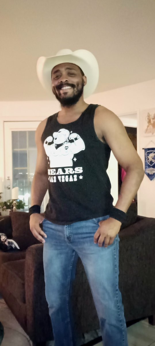 JockRugger's tweet photo. Haven't done anything for #jocktober so thought wearing a jock out tonight for the first night of Pride 🏳️‍🌈 weekend here in Vegas. Time for the bear bar 🤠 

#bearevent #bearbar #prideweekend #gaychaser #chaser4bear #chaser4chub #bearchaser #gayjock https://t.co/HCKMKPddYb