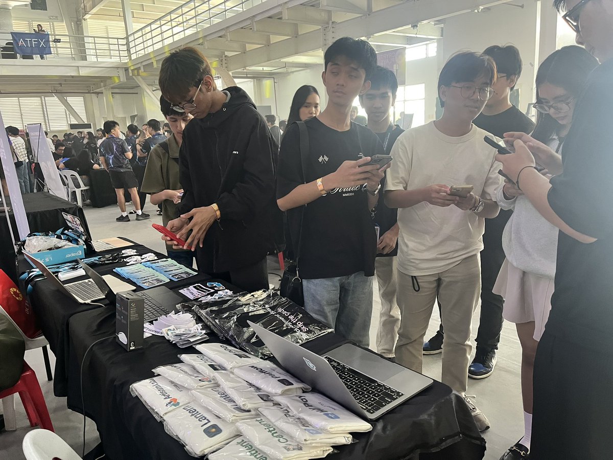 artisamlabs's tweet photo. BlockQuest Fiesta PH, today at CABS Gymnasium in Cabuyao, Laguna.

We're onboarding people to @lanternwallet , @buildcentient and @HeyPayfi — real wallets, real accounts, about five minutes each.

Free admission. Come find our table. 🇵🇭
#BlockQuestFiestaPH #BQFPH #Stellar https://t.co/5DjkAI8WMy