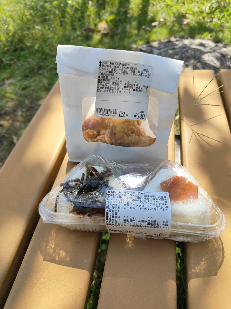SnjYnghr's tweet photo. 河内長野の道の駅で土産買ったりして昼飯。
女子のようにランチがどうこうはない😀
1人のんびり落ち着いて食えたらなんでもええって感じ😀
景色を見ながら人生を振り返る…だけで反省なし😥
土産や♨️やあるのにランチに1000円とか払ってられへん。
のどかでええとこです。

#くろまろの郷 https://t.co/FXLTrGPDo8