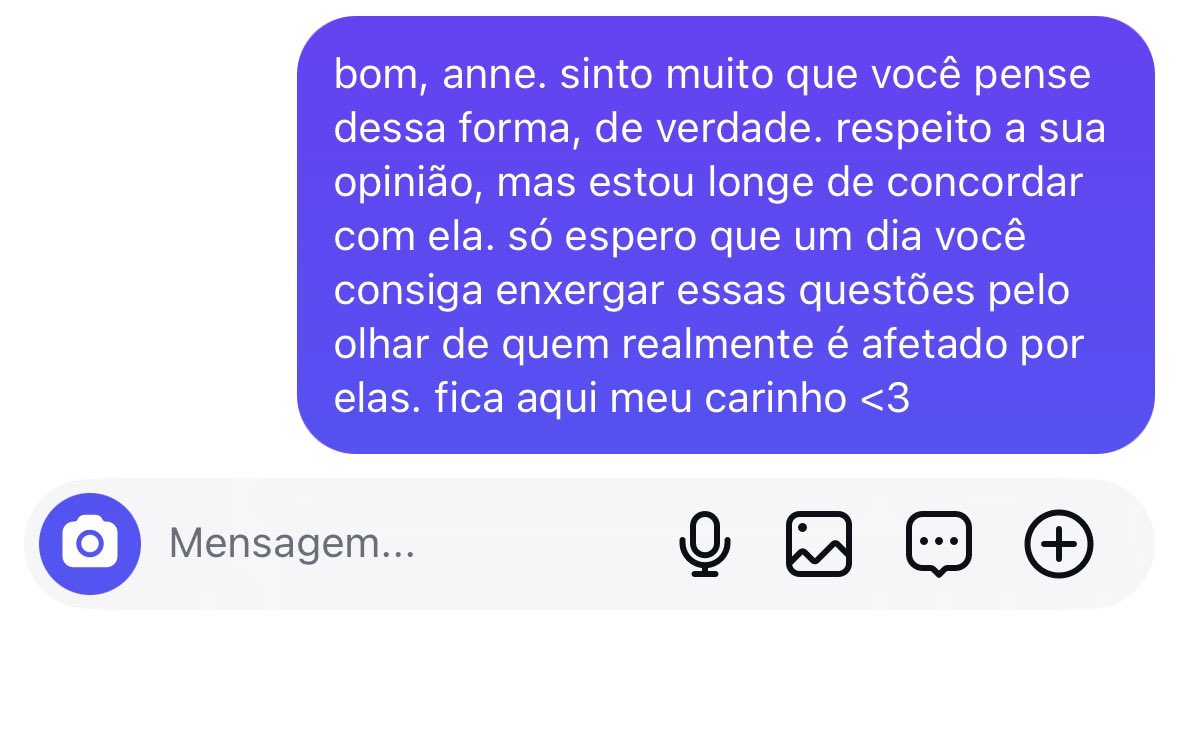 joaokunstt's tweet photo. o que eu gostaria de ter dito: vai se fuder sua cadela egoísta nojenta insuportável miserável
o que eu disse: https://t.co/IcnTcyALRS