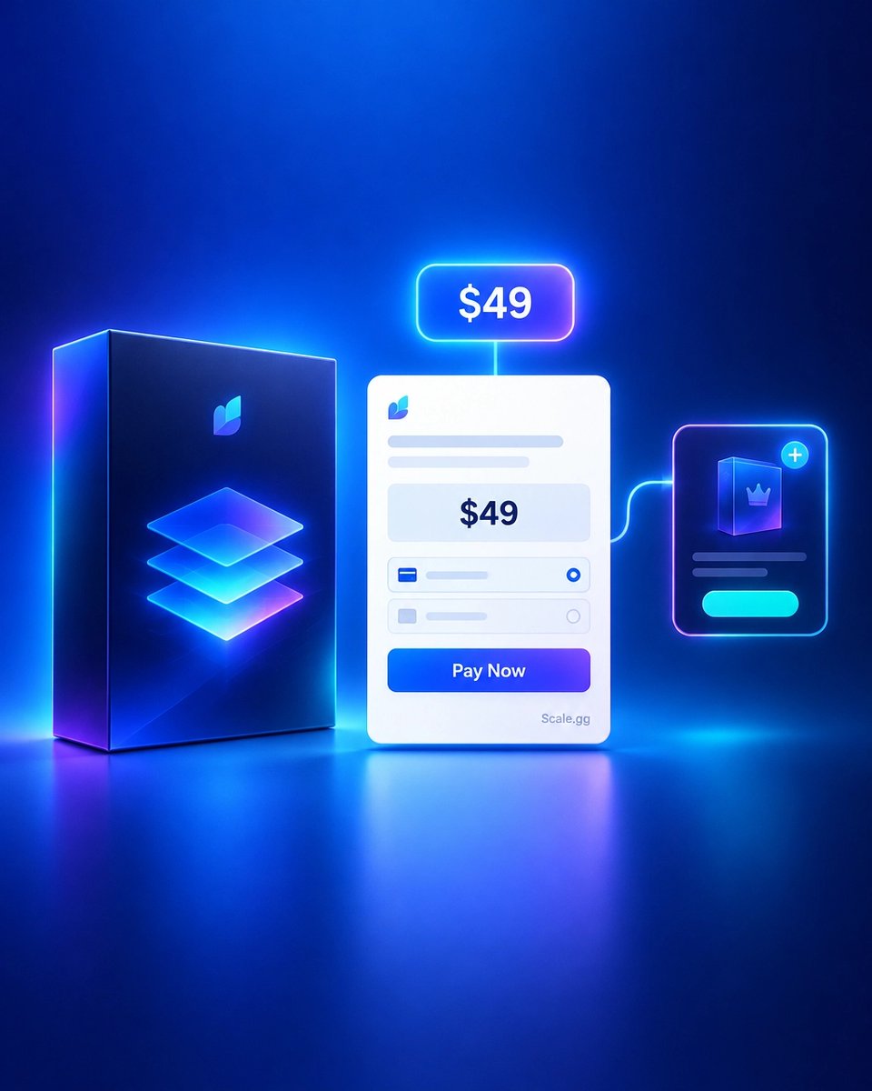 scaleggofficial's tweet photo. Selling your first digital product? Keep checkout simple:
1. Create your offer in GrooveSell.
2. Set a price and add a one-click upsell.
3. Share one checkout link.
One offer. One flow. Less tool juggling. #scaleplus https://t.co/Ej8Iqc7WLa