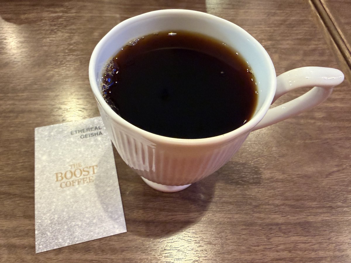 W1R5N5TGKSzBAWr's tweet photo. これもお店イチオシのコーヒー☕️✨

COEドン・ホアキン農園のゲイシャコーヒー☕️✨

酸味がスッキリしてキレがあり、お肉食べた後に口がサッパリし更に良い匂いが残るので相性バッチリです👌

熟成ハラミステーキ🥩丼の後に是非☕️🕵️‍♂️

#trim_kitaurawa 
#ゲイシャコーヒー☕️✨ https://t.co/BccIIXofdr