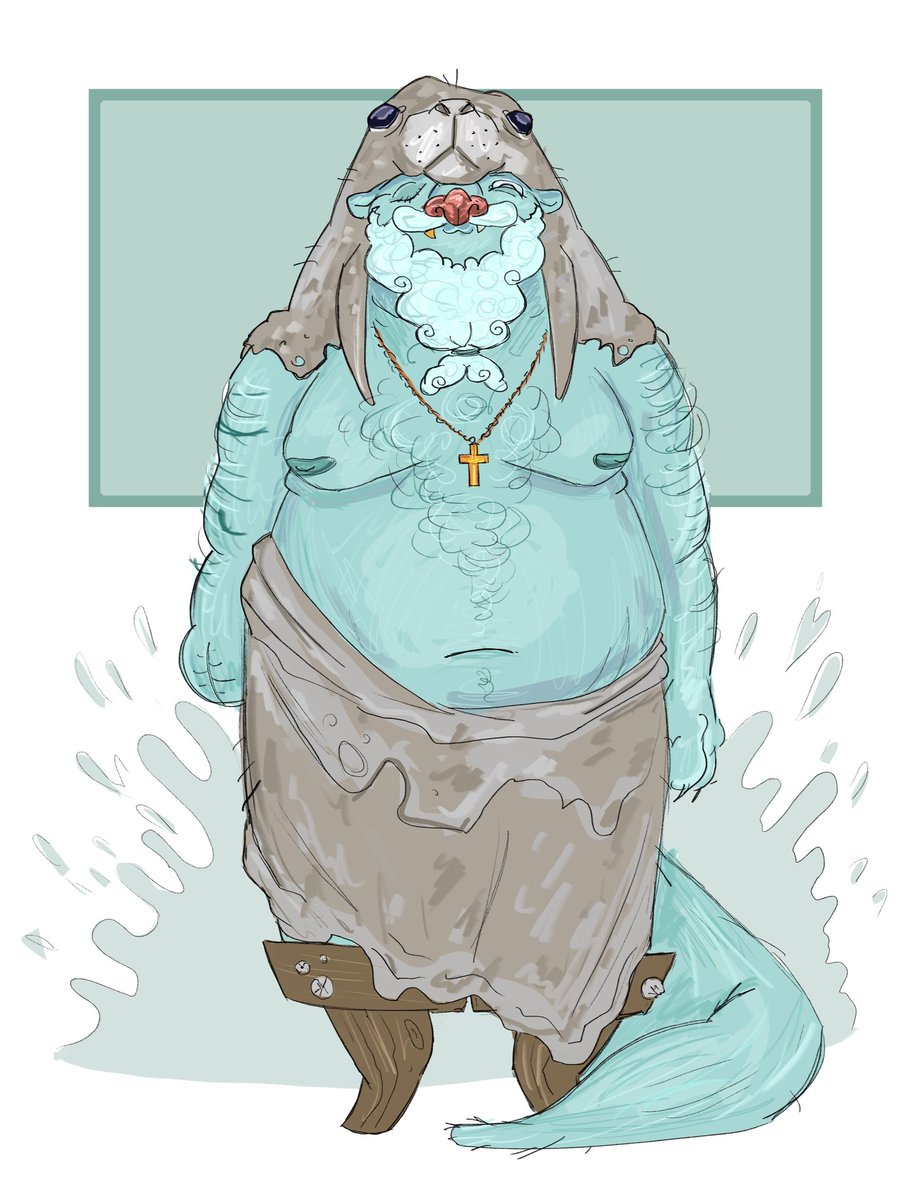 clowntheydy7's tweet photo. FAT man Russell as a selkie #htf #russell https://t.co/9ehDBCBODK