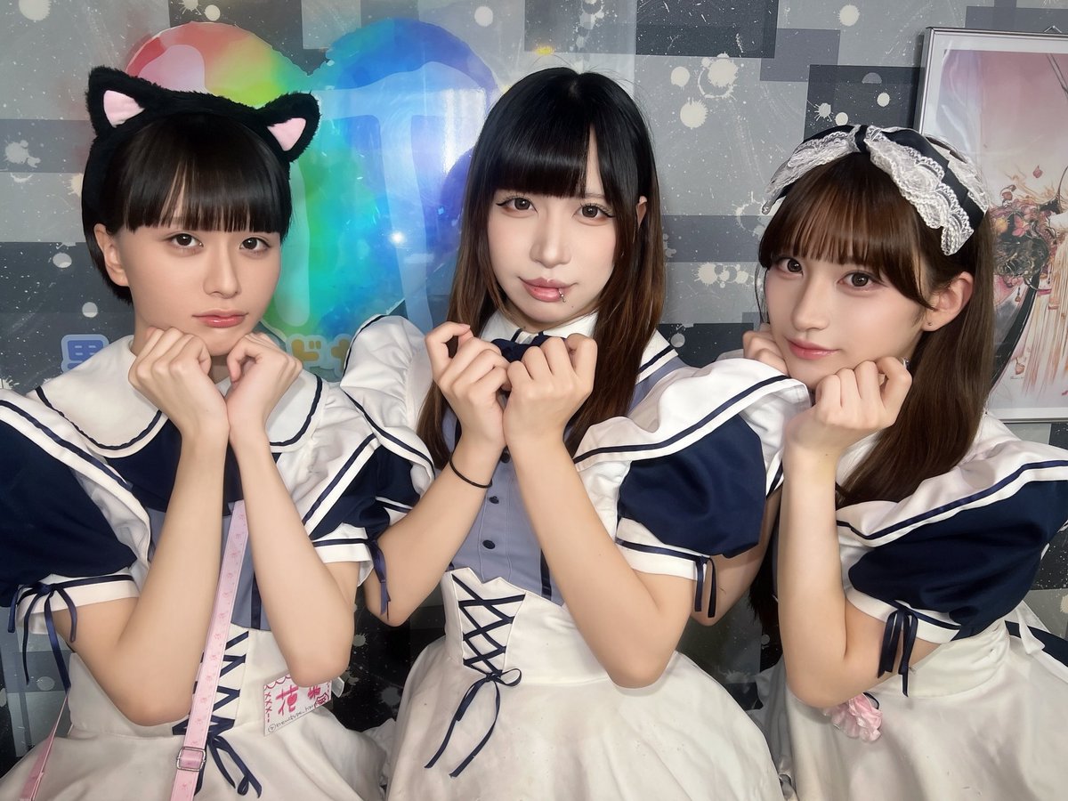 NEWTYPE_MS's tweet photo. 🩵男の娘メイドカフェ NEWTYPE🩵

本日もオープンしました⋆˚꩜☆｡

花菜 ゆらら かのん

(18〜) みお 優

(19〜) 小春 みみ

(20〜) さえ

(23〜) かえで ちひろ

 #男の娘  #コンカフェ https://t.co/IcTolGzeML