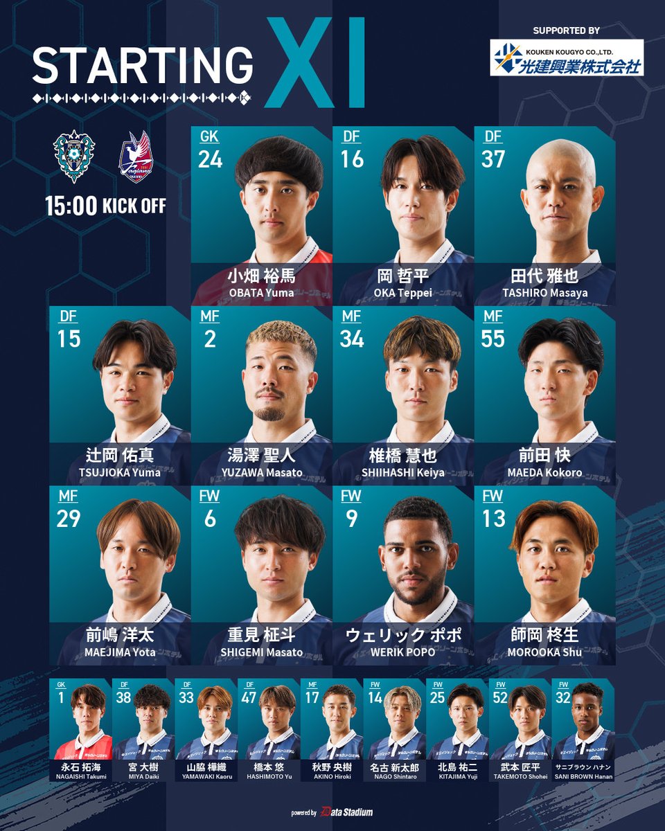AvispaF's tweet photo. 🏆明治安田J1リーグ 第9節🏆
#アビスパ福岡 🆚 #ファジアーノ岡山
#新日本製薬DAYMATCH
⏰15:00KO 🏟#ベススタ

熱い応援をよろしくお願いします‼️

#DAZN で配信📺
→https://t.co/jYioanhD5I

#スポーツくじWINNER がクラブ強化に🎉
→https://t.co/8QdCyV1puD

#PR #avispa https://t.co/HpeLDCWpqd