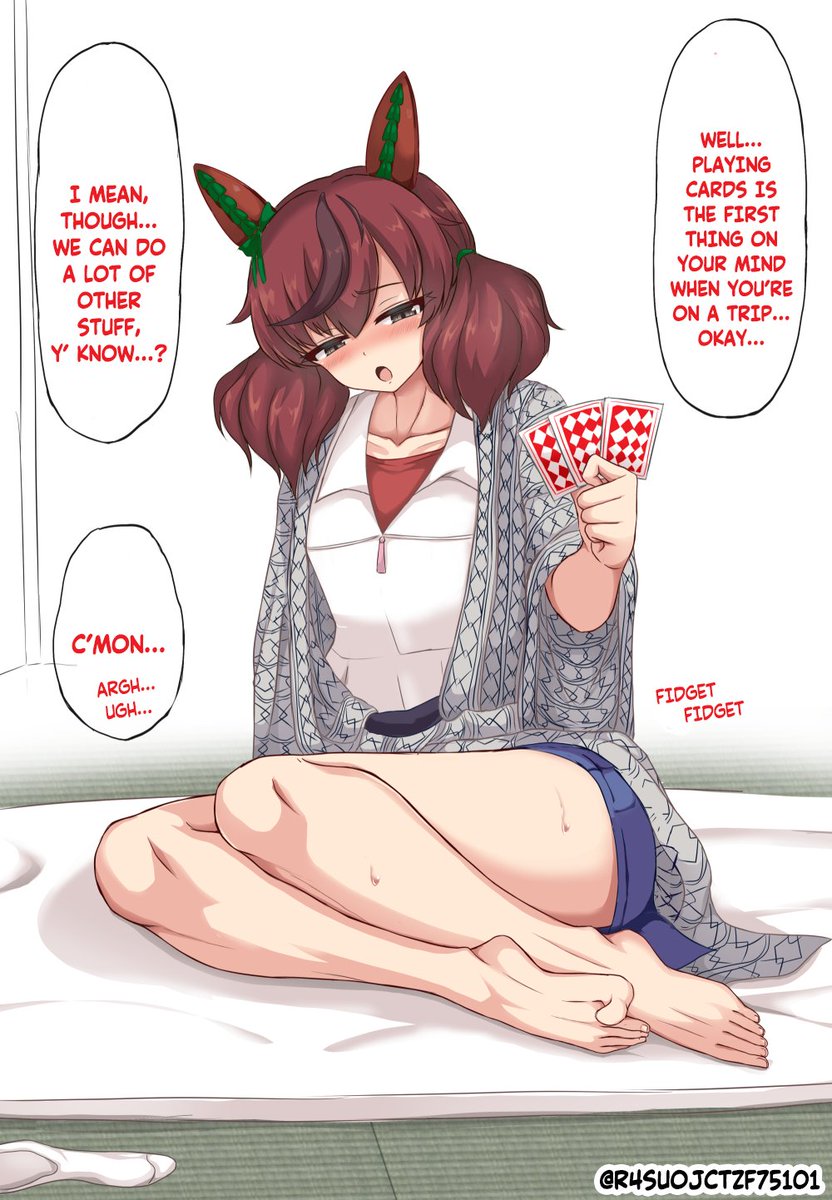 umamuchan's tweet photo. Art by r4sUOjCTZF75101
TL &amp; TS by me

#NiceNature 
#Umamusume 
#UmaTranslations https://t.co/Z1eQzd1Xgd