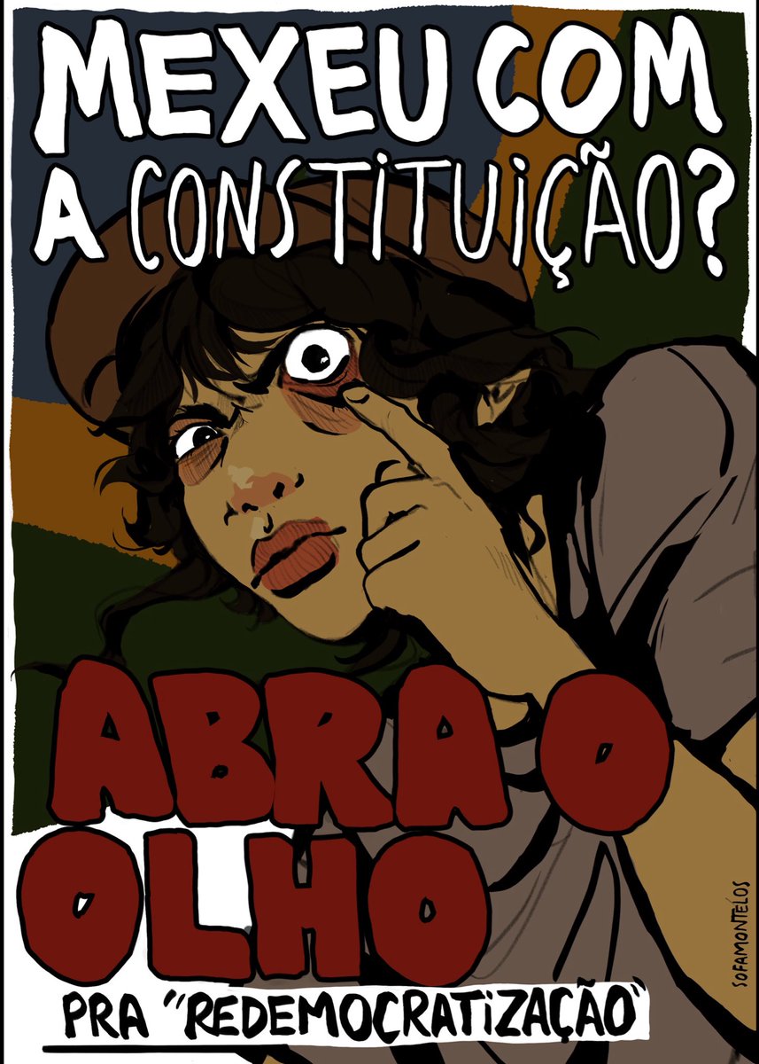 sofamontelos's tweet photo. mudar a constituição? que papinho https://t.co/P4MbQIUxCV